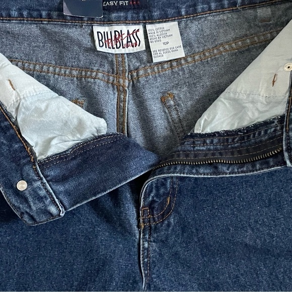 BILL BLASS Petite Easy Fit Jean Capri Blue Denim Cropped Women’s Size 10P. - Picture 11 of 16